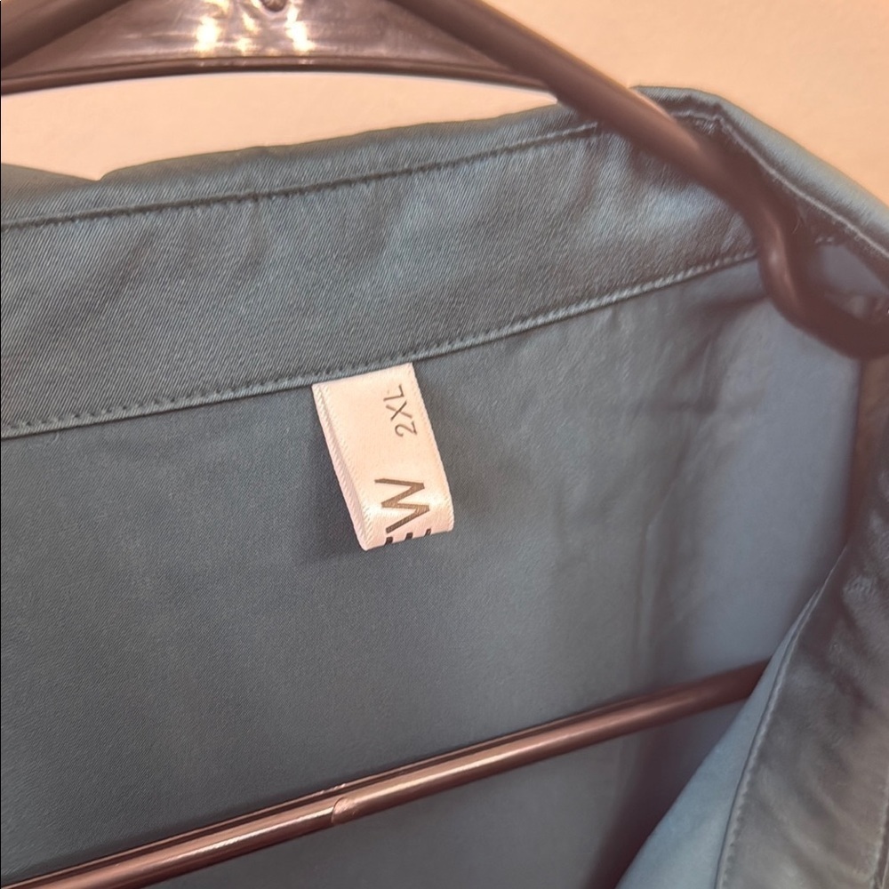Chic Teal Women's Blazer - Picture 3 of 5